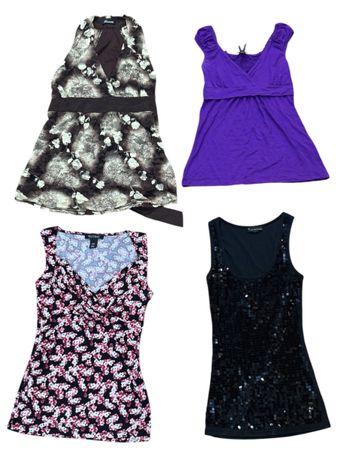 Y2K sheer Tops 15 pcs At 882