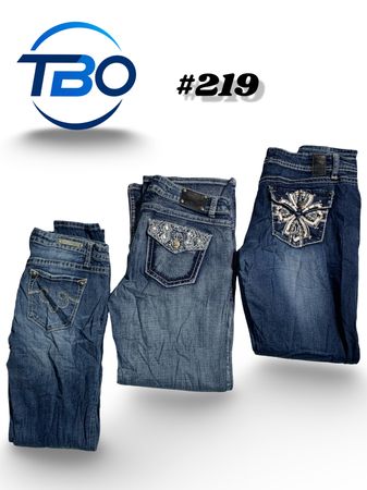 Y2K Branded Detailing Jeans. #219