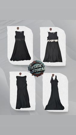 Y2k Classic Black Dresses