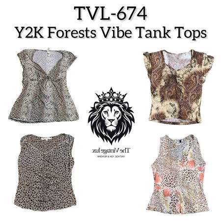 Y2K Forest Vibe Tank Tops (TVL-674)