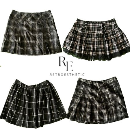 Y2K Unique whole Poly skirts Re-3246