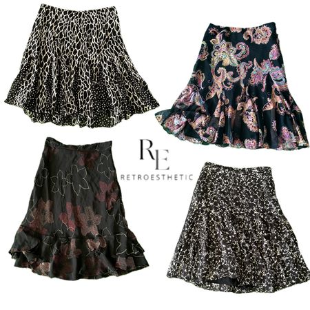 Y2K Cutesy vibe Poly Skirts RE-3250
