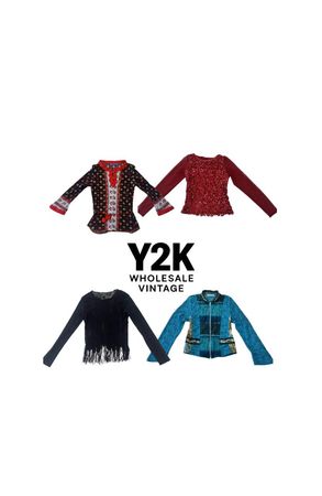 Y2K European Mesh Long sleeve Tops (YWV9)