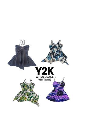 Y2K European Grunge Vixen Cami tops mix (YWV11)