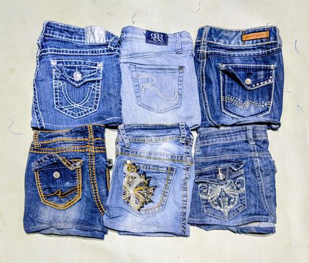 L.A.IDOL USA.  AND OTHER MIX BRANDS MINI SKIRTS (AW 069)