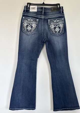 Pantalon en jean évasé