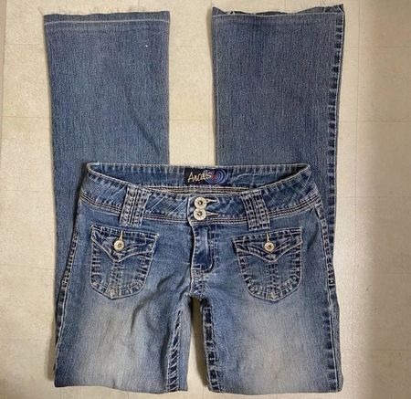 Pantalon en jean évasé