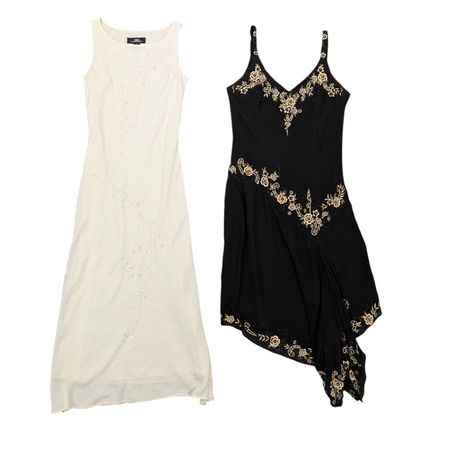 Y2K Light Beaded Flowery Sexy Dresses