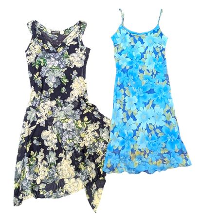 Y2K Flowery Beaded Ocean 🌊 Vibes Dresses