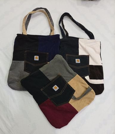 CR8513 UPCYCLED CORDUROY BAGS