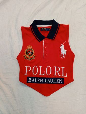 Upcycled Ralph Lauren Polo Crop Tops
