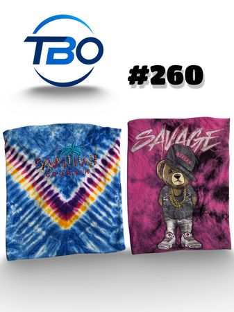 Tie die Printed T.Shirts. #260