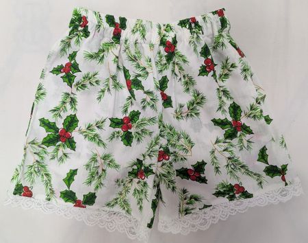 CR1638 UPCYCLED FLORAL LOUNGE SHORTS