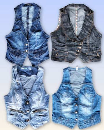 Gilet en denim 20 pièces