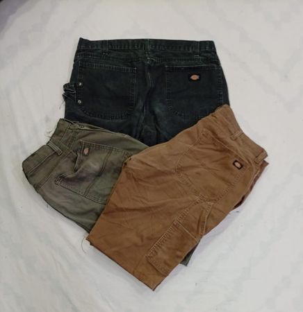 CR8526 UPCYCLED CARHARTT SHORTS
