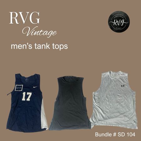 men’s branded tank tops