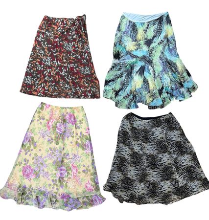Y2K poly mesh skirt 15 pcs At 910