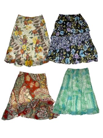Y2K poly Skirt | V-T468