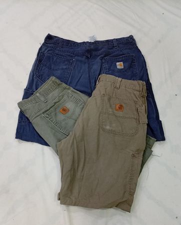 CR8540 UPCYCLED CARHARTT SHORTS