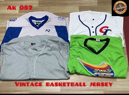 Vintage basketball jersey ak 087