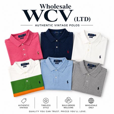 6 pcs ralph lauren polo collars tshirt