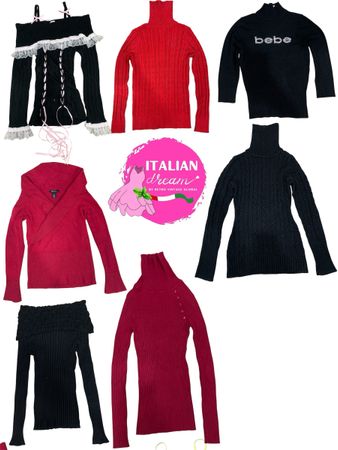 Y2K long sleeve fashion knitwear