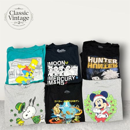 Mix cartoon T-shirts