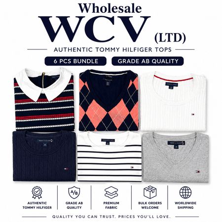 6 pcs Tommy Hilfiger sweaters