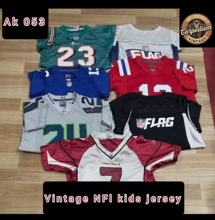 Vintage NFL kids jersey t shirt Ak053