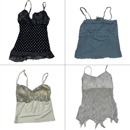 Y2K cami tops 13 pcs