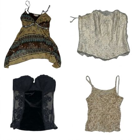 Y2K cami tops 13 pcs