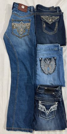 Y2K Flared Jeans (424)