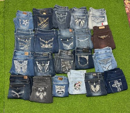 Flare Embroidered Jeans
