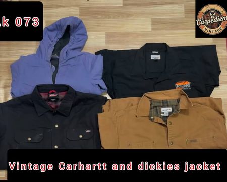 Vintage Carhartt and dickies jacket Ak 073