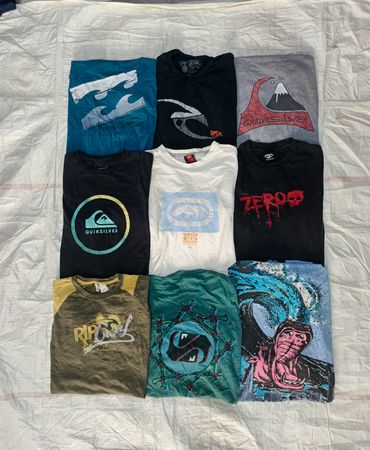 Surf and skate t shirts