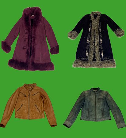 Afghan coats,Leather jackets