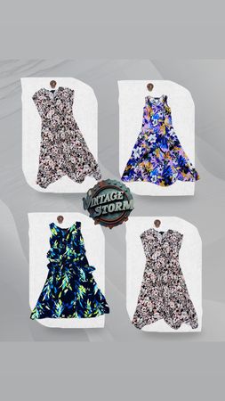 Y2K Tropical Maxi Dress