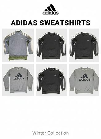 ADIDAS SWEATSHIRTS Vintage Y2K Modren Mixed