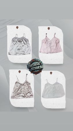 Y2K Electra Glow Cami Tops