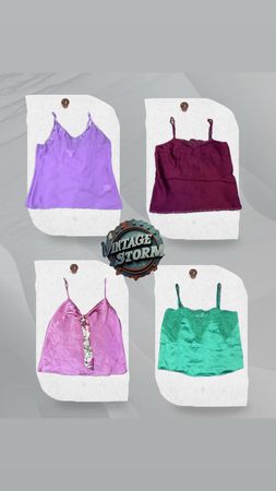 Y2K Glimmer Muse Cami Tops