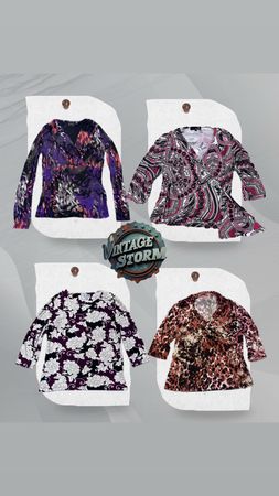 Y2K Urban Grace Poly Blouse