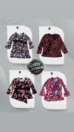 Y2K Urban Serene Poly Blouse