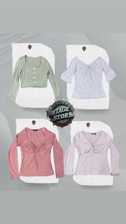 Y2K Blush Envy Poly Blouse