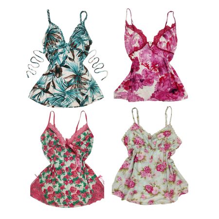 Y2K Floral Camis