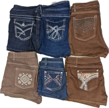 AND OTHER MIX BRANDS MINI SHORTS (023)