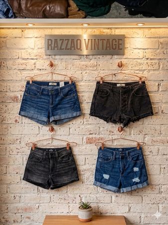 Hollister denim shorts