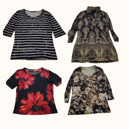 Y2K Grunge & Floral Embroidered Olive/Earth Tone Bundle ( ST 085)