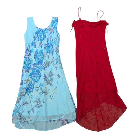 Y2K Flowery Sexy Light Beaded Dresses