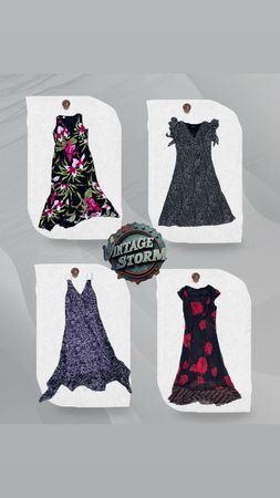 Y2K Retro Printed Dress