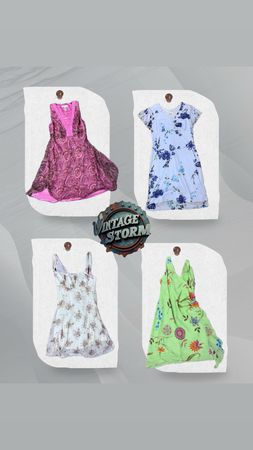 Y2K Retro Summer Dress